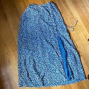 American Eagle Floral Maxi Skirt